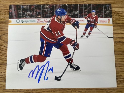 Nick Suzuki Autographed 8x10 Photo Montreal Canadians Captain