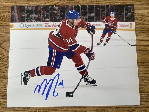 Photo dédicacée 8x10 Nick Suzuki Montréal Canadiens Capitaine - Photo 1/2