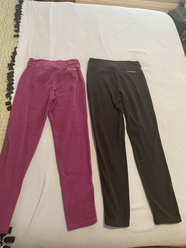 Columbia Girls fleece pants Medium 10/12 — 4 PAIR LOT - Picture 6 of 7