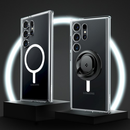 Étui téléphone anneau métallique ultra hybride Spigen | pour Samsung Galaxy S24 Ultra | MagFit - Photo 6 sur 39