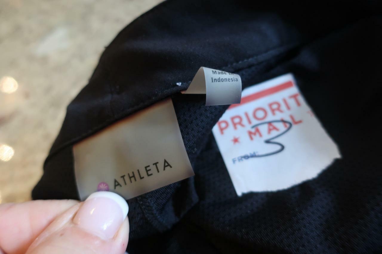 WOMENS ATHLETA BLACK BUTTON DRAWSTRING WAIST ZIP … - image 8