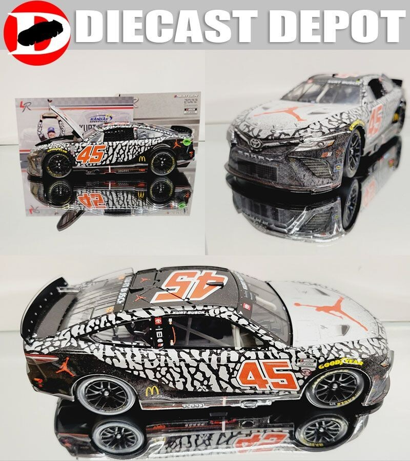 KURT BUSCH 2022 KANSAS WIN RACED VERSION JORDAN BRAND  1/24 ACTION