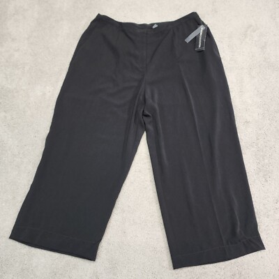 NORTON MCNAUGHTON Dress Pants Stretch capris Slack Slacks Trouser Elastic 18