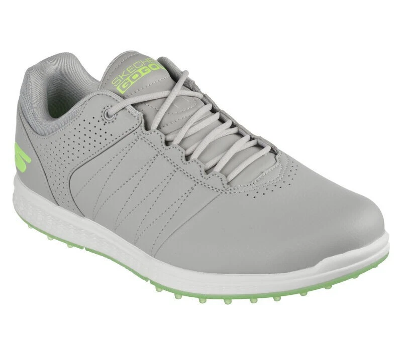 Skechers Men s GOgolf Pivot Spikeless Golf Shoe Gray Lime Extra