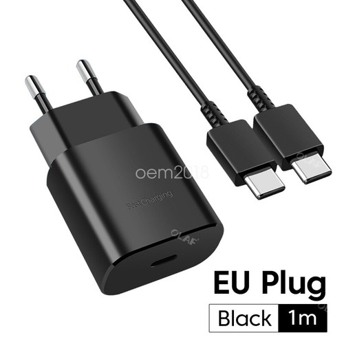 Adaptateur de charge super rapide Samsung 25 W câble USB-C Galaxy S20 S22 S23 A54 A73 5G - Photo 13 sur 22