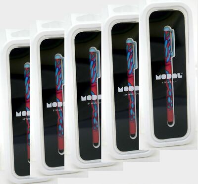 5-Pack NEW Modal Stylus Twist Pen PINK/BLUE Tablet iPad/Galaxy Tab/Note/iPhone 7