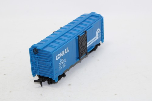 MODEL POWER HO SCALE: CONRAIL 40’ S/D Box Car CR #269976 Vintage BLUE - Picture 5 of 13
