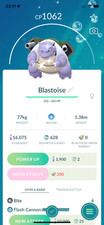 Pokemon Shiny Blastoise  Registered or Unregistered  30 Days Friendship  Go