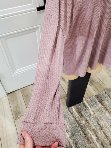 NEW Charlotte Russe Lilac Purple Long-Sleeve Stretchy Knit Shirt for Women 4XL - Picture 4 of 7