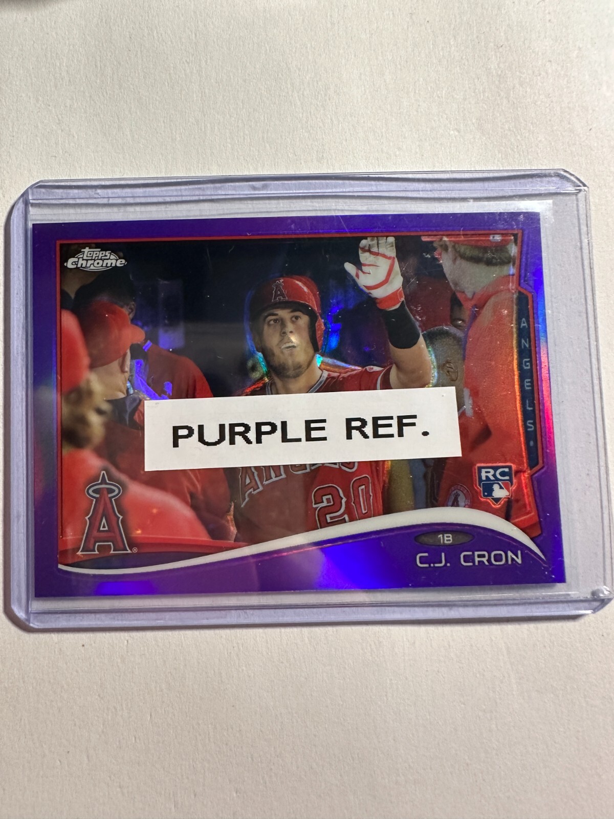 K102,278 - 2014 Topps Chrome Purple Refractors #151 C.J. Cron