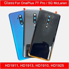 For OnePlus 7T Pro New Glass Rear Battery Door Cover Housing Panel Replacement