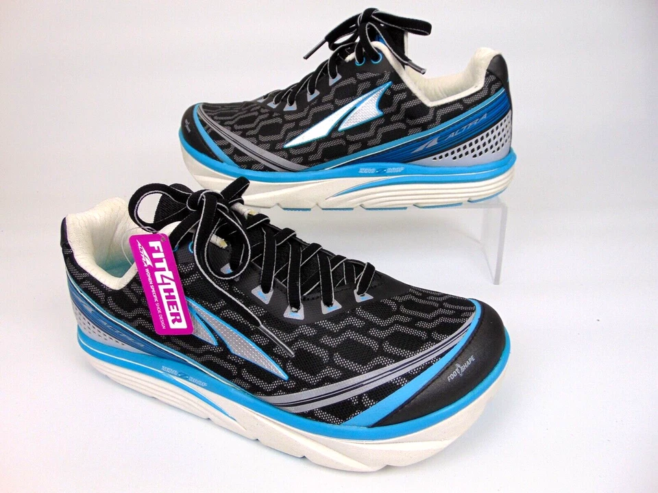 ¡NUEVO! Zapatos de entrenamiento para correr en carretera ALTRA Torin IQ para mujer, talla 8,5 M, negro azul Foto 2 de 4