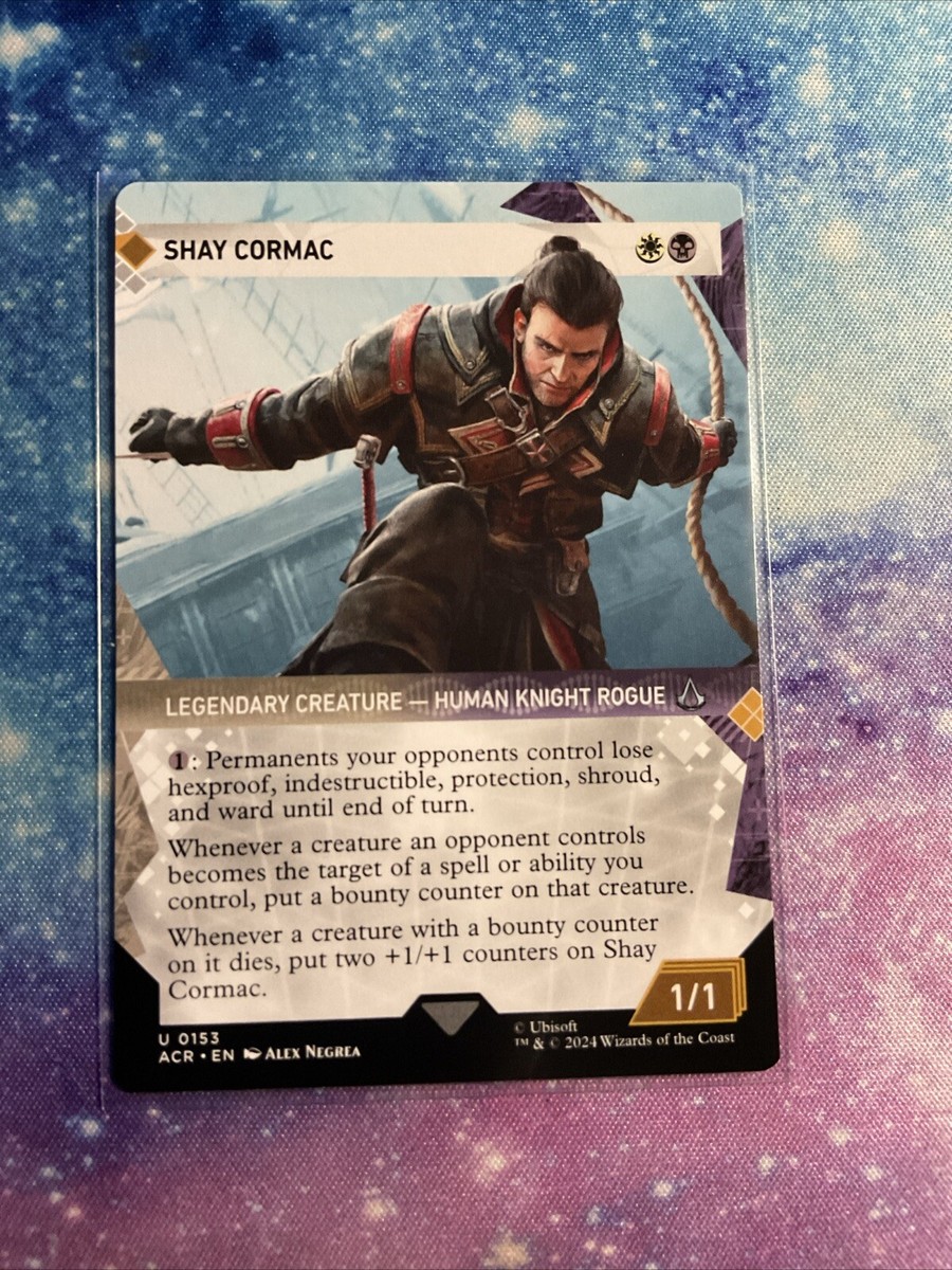shay cormac mtg card Commander A Day, featuring Shay Cormac from Assassin's Creed! , Turn on  the Assassins! , #MTG #CMDR #MTGxAC