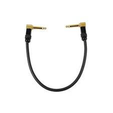 Audio2000's C27001 1/4" TS Right Angle 1Ft Instrument Cable