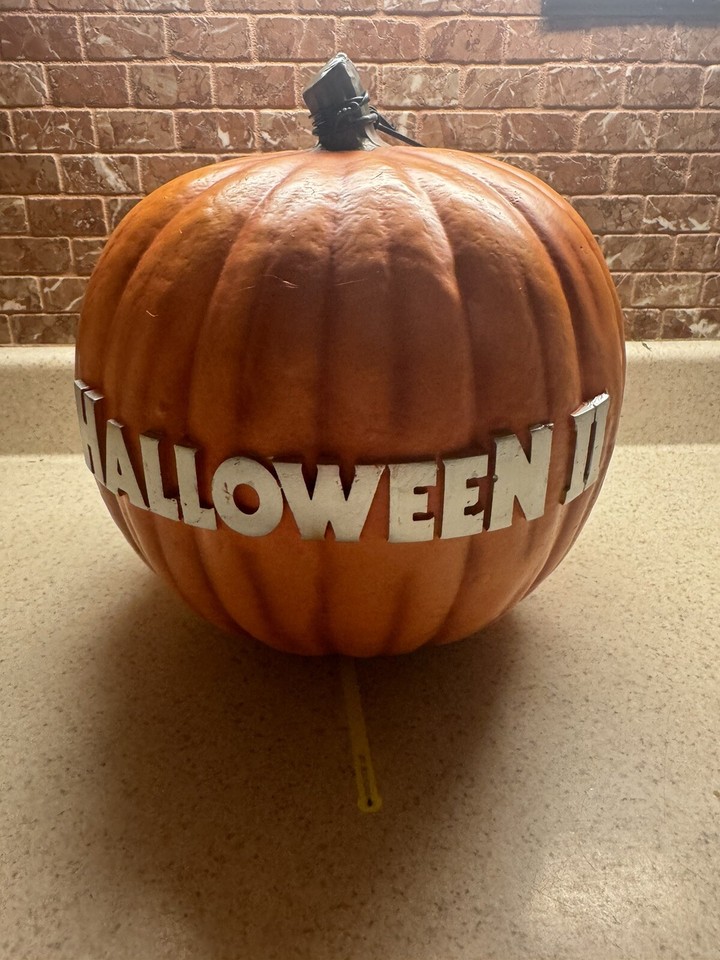 Halloween 2 Pumpkin LightUp Statue Spirit Halloween II Michael Myers FAST SHIP eBay
