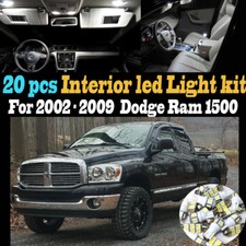 20pc Super White Interior Led Light Bulb Kit Pack For 2002-2009 Dodge Ram 1500
