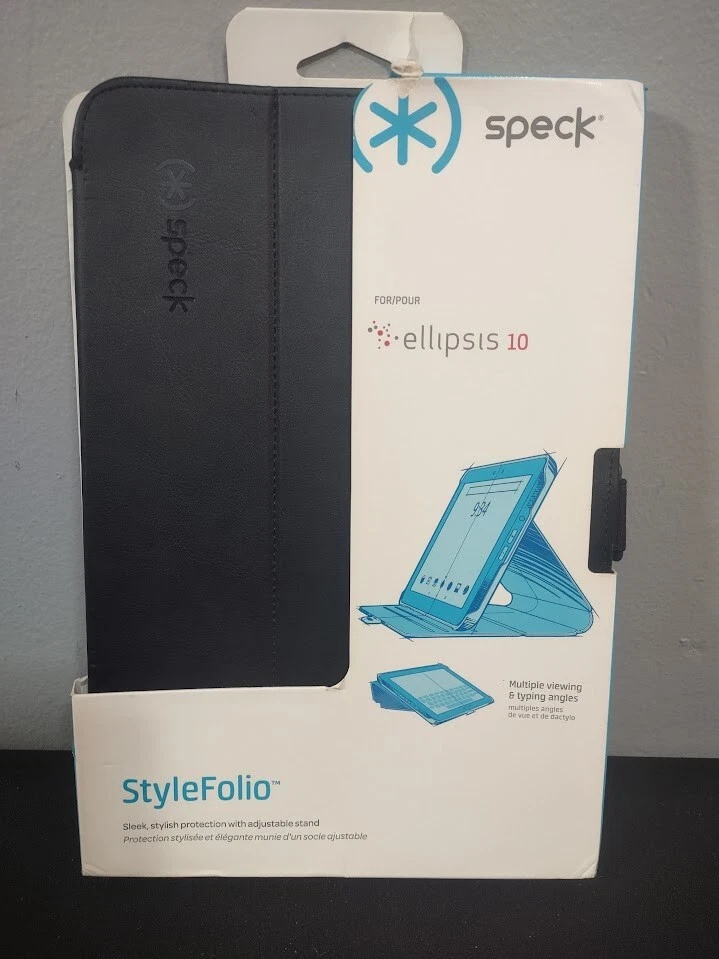 Speck StyleFolio Verizon Ellipsis 10 Black Tablet Folio Case Cover, Kickstand - Image 3 of 4