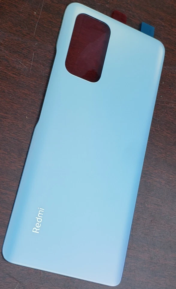 🔥OEM Xiaomi Redmi Note 10 Pro Cristal Batería Puerta Trasera Cubierta Repuesto Azul🔥 Foto 2 de 4
