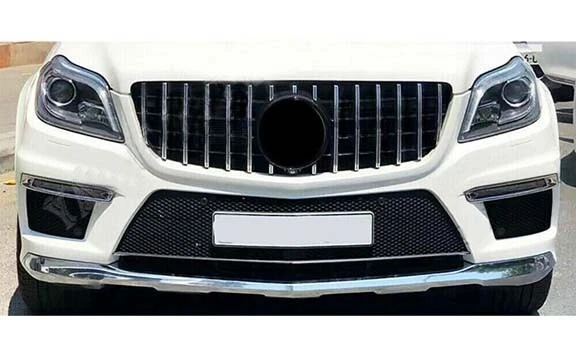 GL350 GL450 X166 Parrilla GT GTR Todo Negro Estilo 2013 2014 2015 2016 Nuevo Foto 4 de 4
