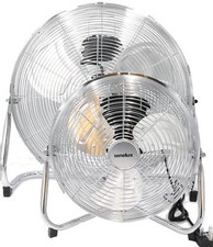 Senelux Gym Office Floor Standing Fan 12/20 inch 3 Blades 3 Speeds Tilt Option