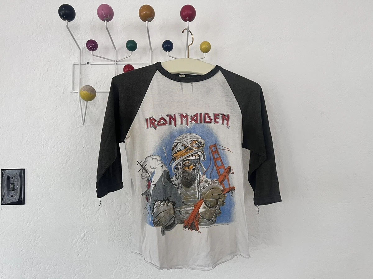 Iron maiden on sale baseball shirt