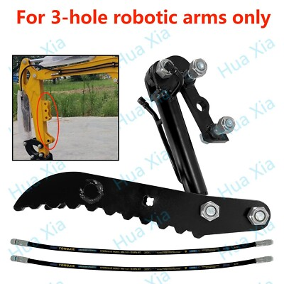 #ad Hydraulic Thumb Clip Clamp Fits For Mini Excavators Small Digger Attachment Kit $173.99