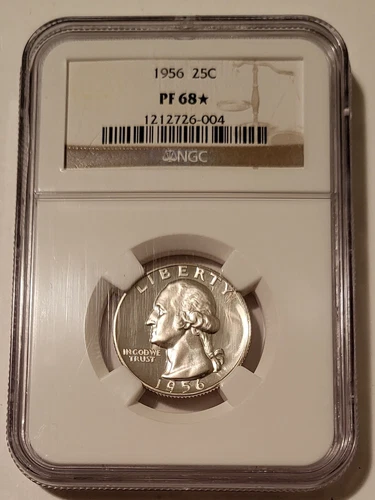 1956 Washington Quarter Proof PF68 Star NGC