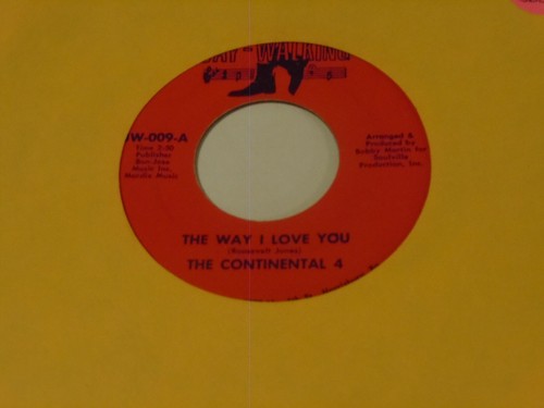 The Continental Four 45 The Way I Love You Jay Walking Soul
