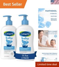 Gentle 2-in-1 Baby Wash  Shampoo, Pack of 2, Hypoallergenic  Moisturizing