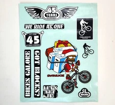 SE Racing Sticker Kit "DBLOCKS" SE Bikes BMX - We Ride As One - (10) Decals