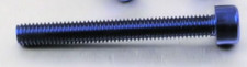 PRO-BOLT Vite in Ergal BLU INDACO Testa Cilindrica M6x50 mm TRIPLA ANODIZZAZIONE