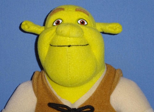 PLUSH SHREK 12"-Puss In Boots 13"-Shrek 2 & 3 DreamWorks Ogre Toy Doll-LOT-2 EUC - Picture 6 of 9