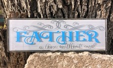 Father Memorial/Sentimental Decorative Glass Tile