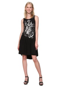 black jersey summer dress