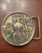 1970s VINTAGE BELT BUCKLE 05- 011 - PEPSI-COLA SODA