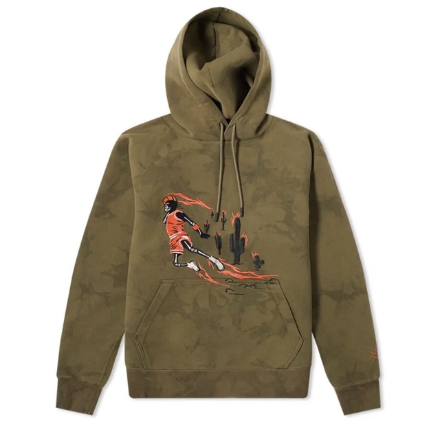 Jordan brand x travis scott washed suede hoodie Outlet