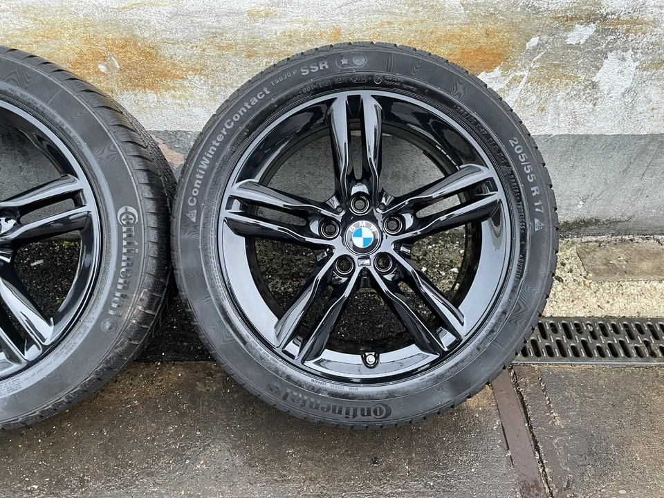 Winterräder 17 Zoll BMW 2er AT F45 GT F46 Doppelspeiche M483 Runflat RDK 7-8mm - Bild 2 von 4