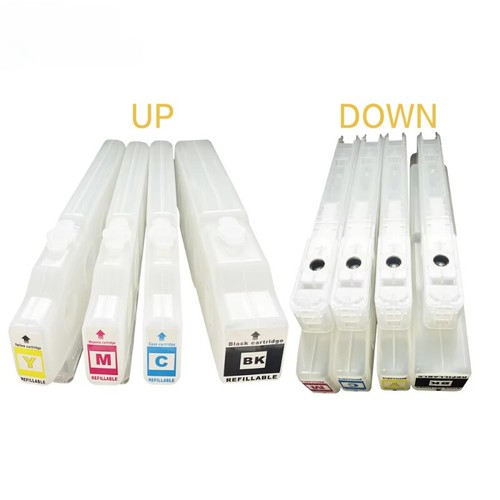 K C M Y T08 Empty Ink Cartridge without chip for AM-C4000a AM-C5000a AM-C6000a - Afbeelding 4 van 6