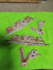 1940s 1950s Gmc Chevy Truck Fender Body Emblems Badges Trim Vintage Rare 