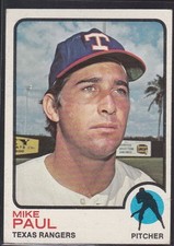 1973 TOPPS BASEBALL MIKE PAUL #58 RANGERS EX+ *55508
