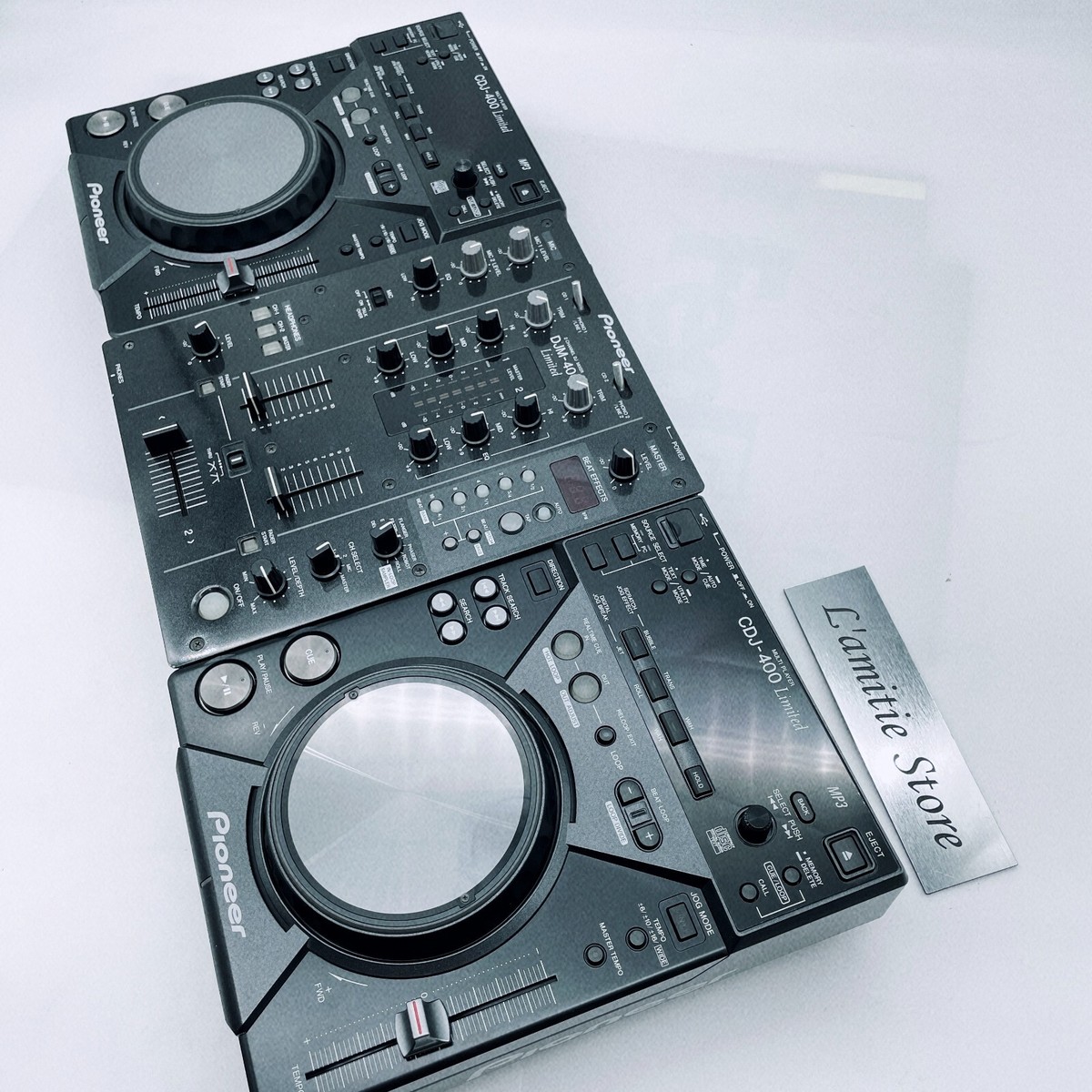 Pair 2x Pioneer CDJ-400-K Limited DJM-400 Limited DJ CD Pair 2x Pioneer CDJ-400-K Limited DJM-400 Limited DJ CD