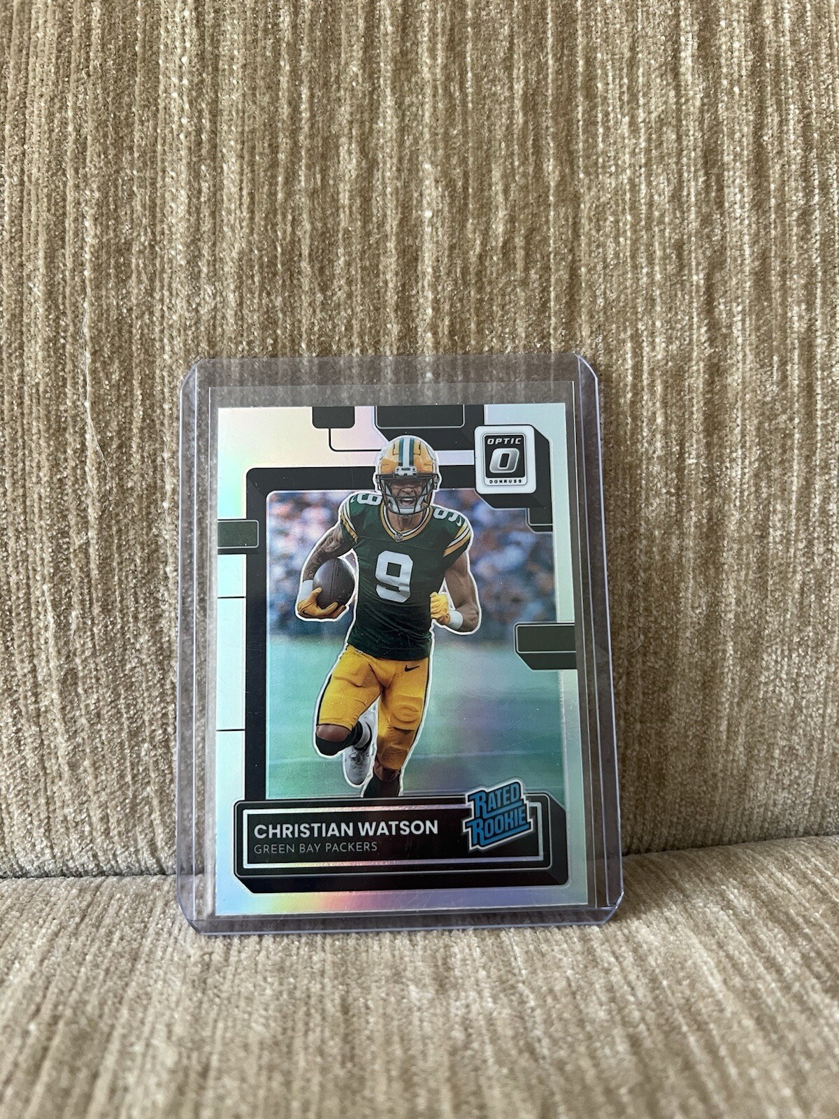 2022 DONRUSS OPTIC SILVER HOLO RATED ROOKIE CHRISTIAN WATSON #219 PACKERS