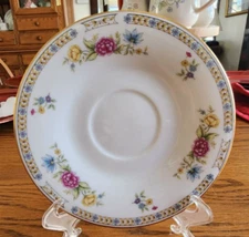 Ling Rose Saucers 6 1/4" (pairs) Liling Yung Shen #1106 Fine China Pink Gold !