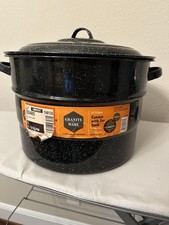 Canner Pot With Rack 21.5 Quart (Lg)