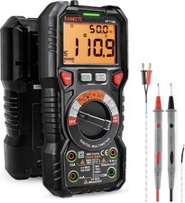 Digital Multimeter TRMS 6000 Counts Voltmeter Auto-Ranging Fast Accurately