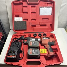 Virax M20+ Press-Fitting Tool Kit - 1/2” 3/4” 1” Copper Jaws Case 2 Batteries
