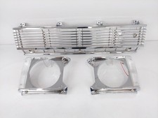 Chrome Grille Headlight Door Set Fit For Toyota Hilux Pickup Rn30 Rn40 1979-81