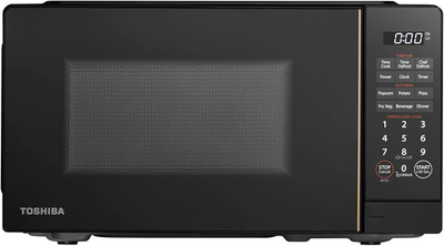 Small Microwave Oven with 11 Power Levels, Chefdefrost, Sound On/Off & Eco Mode,