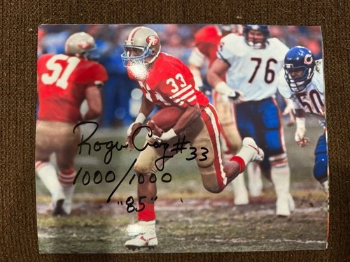 Roger Craig signed 8x10 photo Superbowl San Francisco 49ers autographed RB