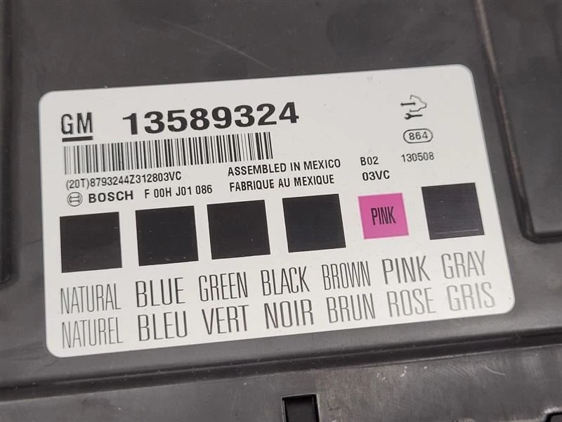 13-17 CHEVROLET EQUINOX Carrocería Control BCM Lado Izquierdo Salpicadero 13589324 Foto 3 de 4